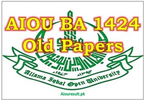 AIOU BA Code 1424 Old Guess Papers