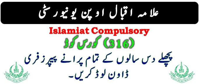 AIOU 316 Code Past Papers FA